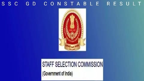 SSC Constable GD Result 2022